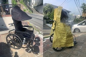 車椅子用の雨具,レインコート,ポンチョ,カバー